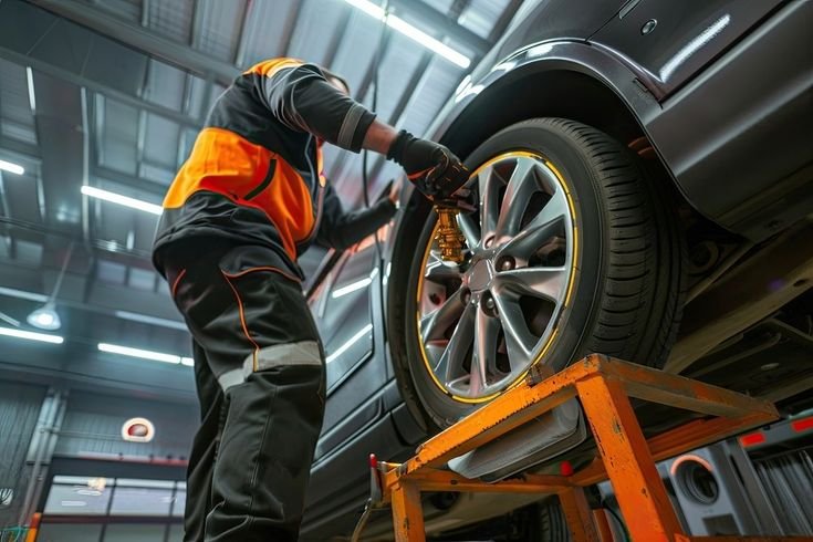 Tyre changing service