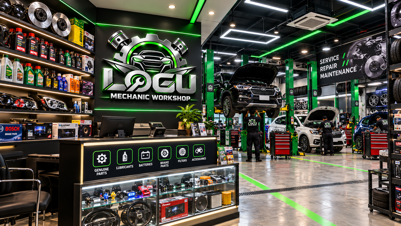 Automobile parts support